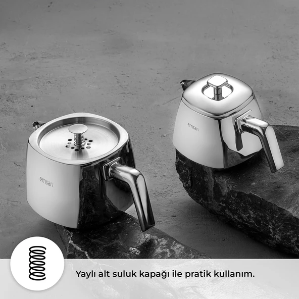 Emsan Tea Time Çaydanlık Takımı Small 0,7 Lt - 1,5 Lt - 2