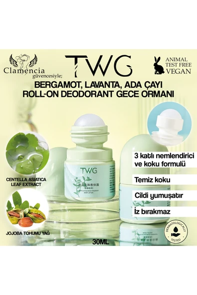 TWG Roll-on Deodorant (Karlı Çam Ormanı) 30ml ürün görseli
