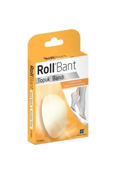 ROLL Bant Topuk Bandı 4 Adet ( Ayak Vuruklarını Önler )