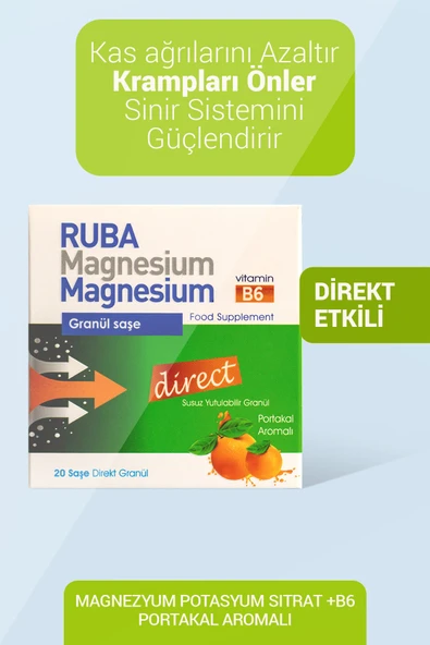 RUBA Magnezyum +b6 Vitamin ürün görseli