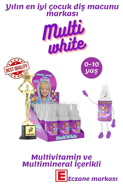 MULTİ WHİTE Çilekli Diş Macunu 50 ml - 2