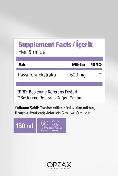 OCEAN Passiflora 150 ml Şurup - 2