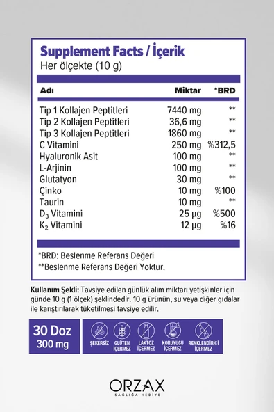 DAY2DAY Day 2 Day The Collagen All Body Toz 300 gr 8697595876121 - Resim 2