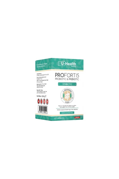 U HEALTH Profortis Probiotic ve Prebiotic 14 Kapsül