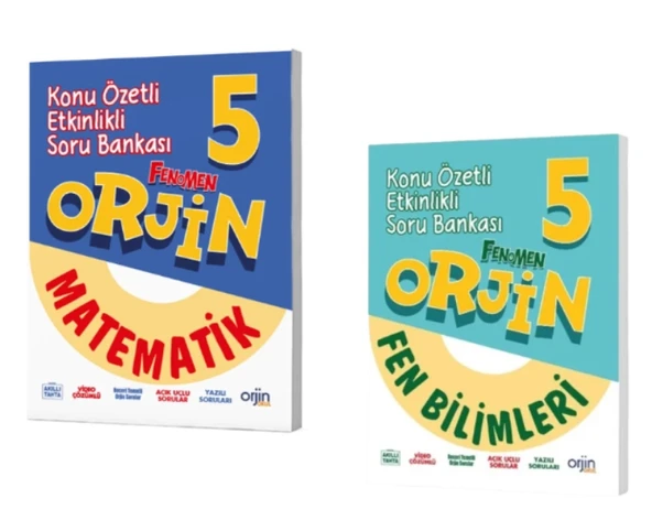 FENOMEN YAYINCILIK 5.SINIF ORJİN MATEMATİK - FEN BİLİMLERİ KONU ÖZETLİ ETKİNLİKLİ SORU BANKASI ürün görseli