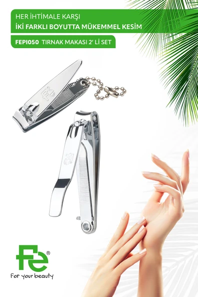 FE Tırnak Makası Seti 2'li
