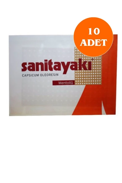SANİTA Yakı Bandı 12 X 17 Cm. 10 Adet. - 2