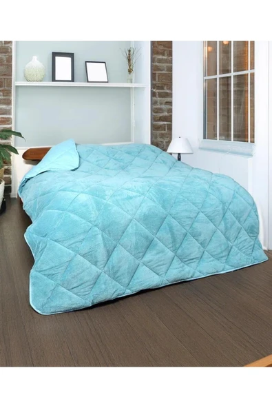 WELSOFT YORGAN ÇİFT KİŞİLİK YORGAN 200*220 ÇİFT TARAFLI-Turkuaz