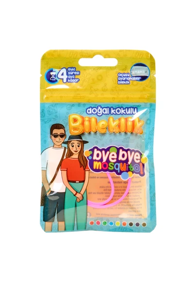 BYE BYE MOSQUİTO Sivrisinek Bilekliği Yetişkin