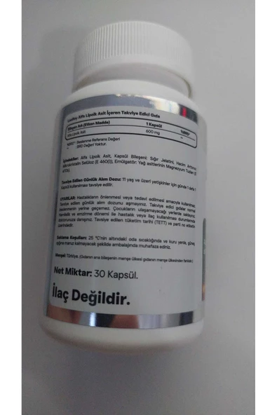 LEEROY Alfa Lipoik Asit 30 kapsül - 2