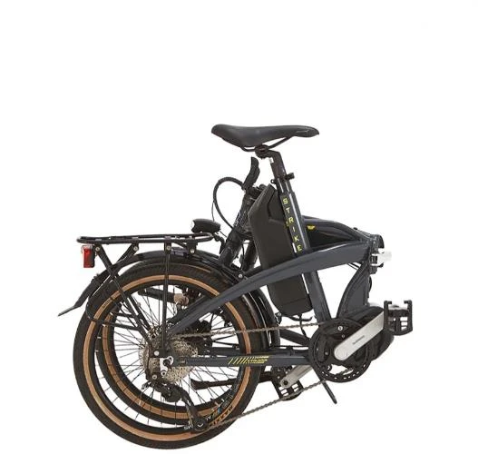 Bisan E Folding Strike 20 Jant 9 Vİtes Gri Neon Sarı Elektrikli Katlanır Bisiklet - Resim 3