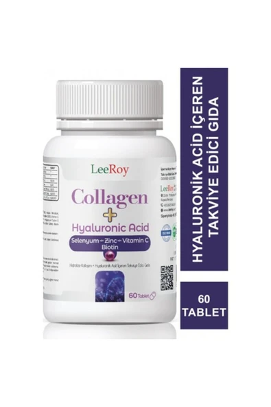 LEEROY Collagen Hyaluronic Acid 60 Tablet ürün görseli