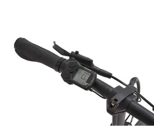 Bisan E Folding Strike 20 Jant 9 Vİtes Gri Neon Sarı Elektrikli Katlanır Bisiklet - Resim 2