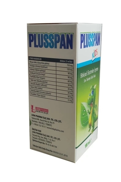 LEDAPHARMA Plusspan Kıds 100 ml Şurup - 4