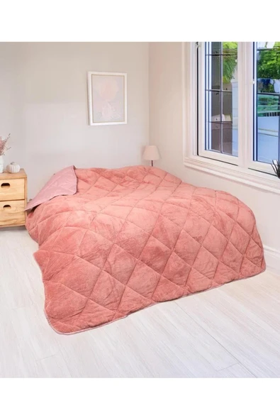 WELSOFT YORGAN ÇİFT KİŞİLİK YORGAN 200*220 ÇİFT TARAFLI-Çok Renkli