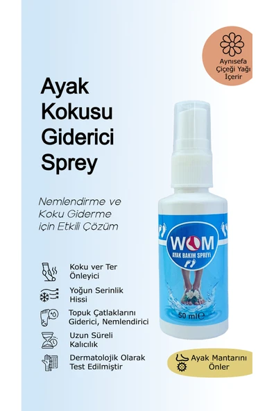 WOM DENTAL Wom Ayak Kokusu Giderici Sprey