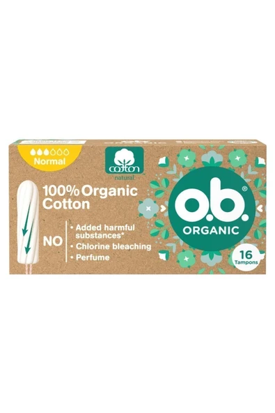 O.B. O.b Organic Normal Tampon 16'lı Paket - 3