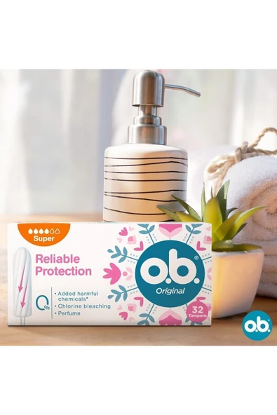 O.B. Original Super Tampon 32'li Paket - 7