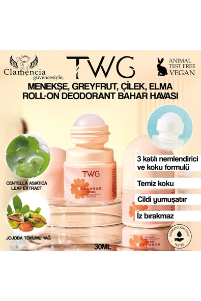 TWG Roll-on Deodorant (Hafif Yaz Papatyası) 30ml ürün görseli