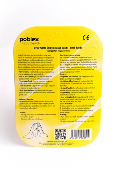 POBLEX YAPIŞKANLI TOPUK VURMA ÖNLEYİCİ - 2