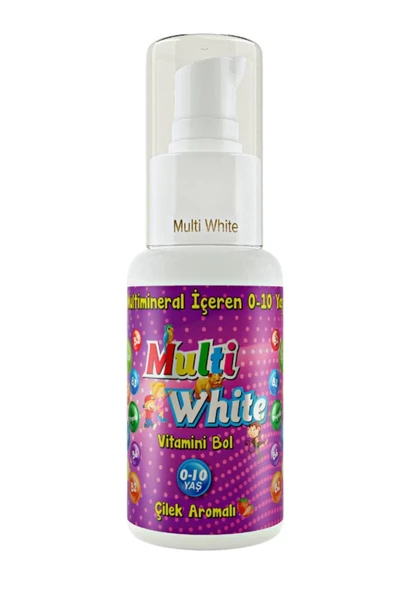 MULTİ WHİTE Çilekli Diş Macunu 50 ml