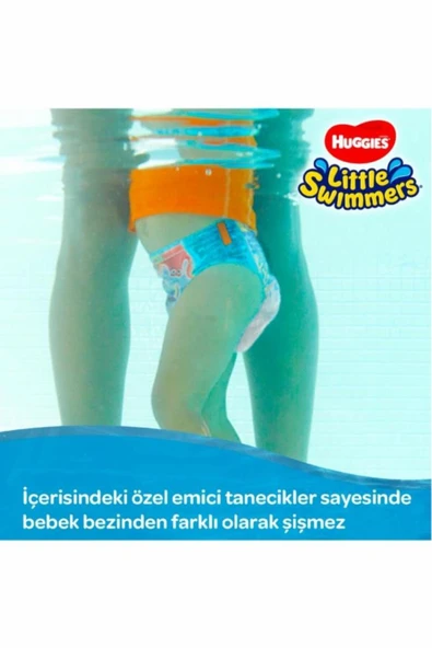 HUGGİES Littte Swimmers Mayo Bebek Bezi 12-18 Kg 11'li - 4