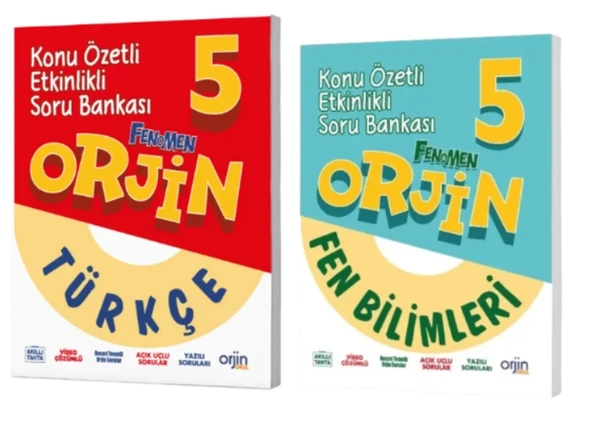 FENOMEN YAYINCILIK 5.SINIF ORJİN TÜRKÇE - FEN BİLİMLERİ KONU ÖZETLİ ETKİNLİKLİ SORU BANKASI ürün görseli