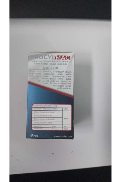 PROCYL MAG MAGNESİUM 60 CAPSULE(KAPSÜL) - 2