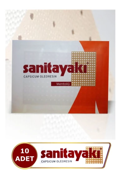 SANİTA Yakı Bandı 12 X 17 Cm. 10 Adet.