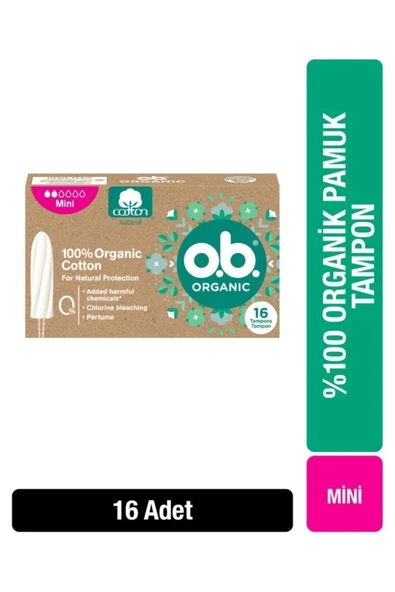O.B. O.B. Organik Mini Tampon 16’lı