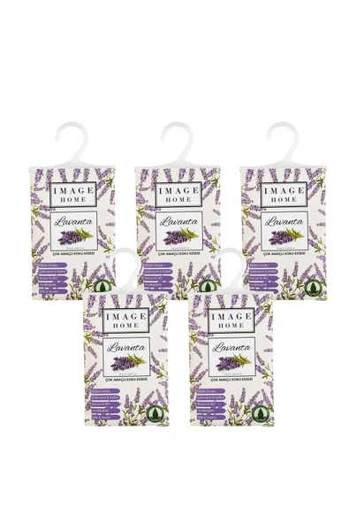 İMAGE HOME 5'li Koku Kesesi Lavanta Kokulu Dolap Kokusu Çekmece Ve Ayakkabılık Kokusu - 3