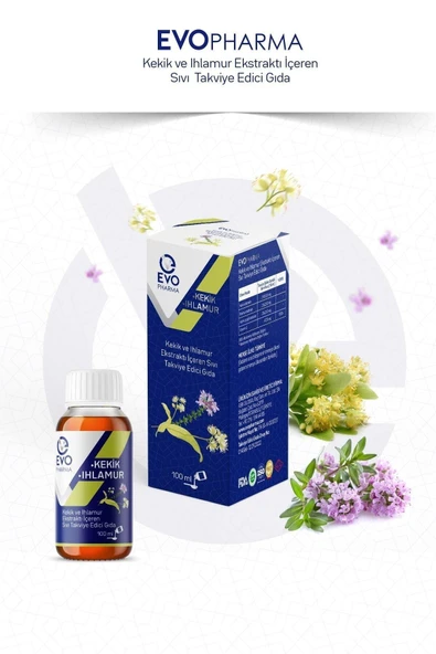 EVOPHARMA Kekik-ıhlamur Sıvı Takviye Edici Gıda 100 ml | Kekik, Ihlamur, Hatmi Çiçeği Ekstraktı Ve C Vitamini - Resim 6