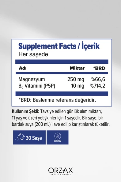 OCEAN Extramag Magnezyum Sitrat 30 Saşe - Resim 2
