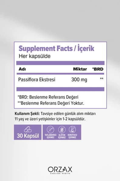 OCEAN Passiflora 300 mg 30 Kapsül - 2