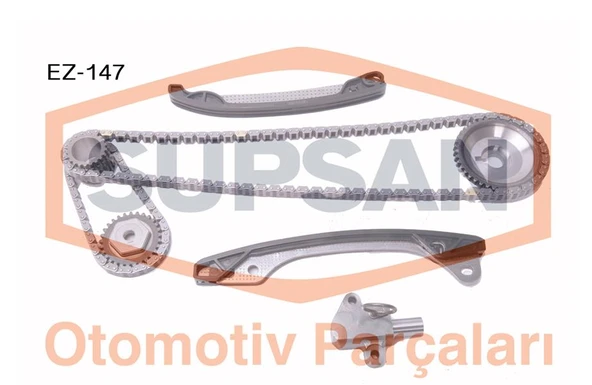 Nissan Eksantrık Zincir Seti Nissan Qashqaı 1,6 Benzinli Hr16 2007> Cvvt Dislisi İcinde - Supsan Ez-147 ürün görseli
