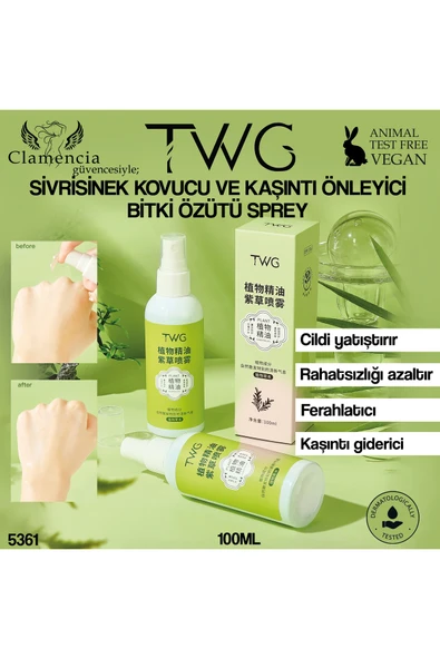 TWG Sivrisinek Kovucu ve Önleyici Bitki Özütü Sprey