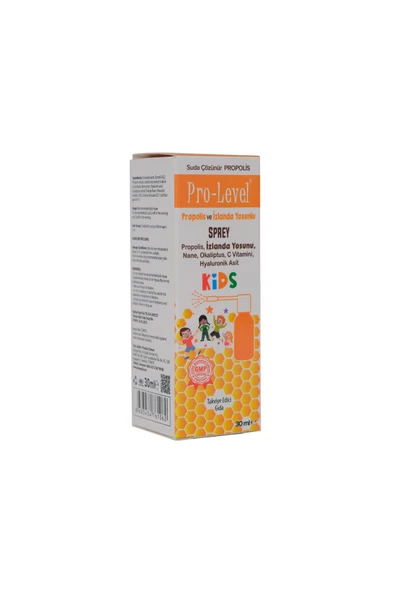 PRO LEVEL Pro-Level Kıds Propolıslı Bogaz Spreyı 30 Ml
