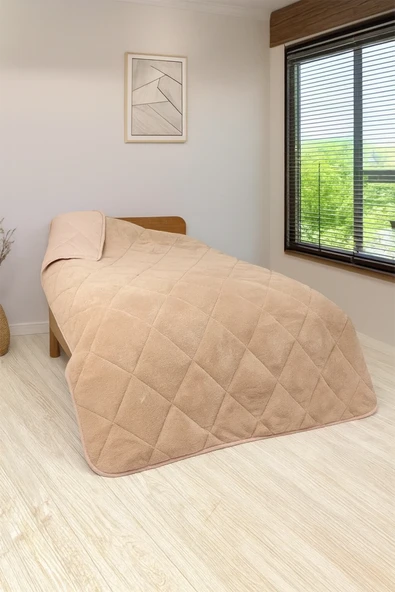 WELSOFT YORGAN TEK KİŞİLİK 155*220 YORGAN-Kahverengi