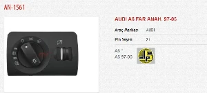 FAR ANAHTARI-A6 97-05  4B1 941 531E - MCAR-AN1561 ürün görseli