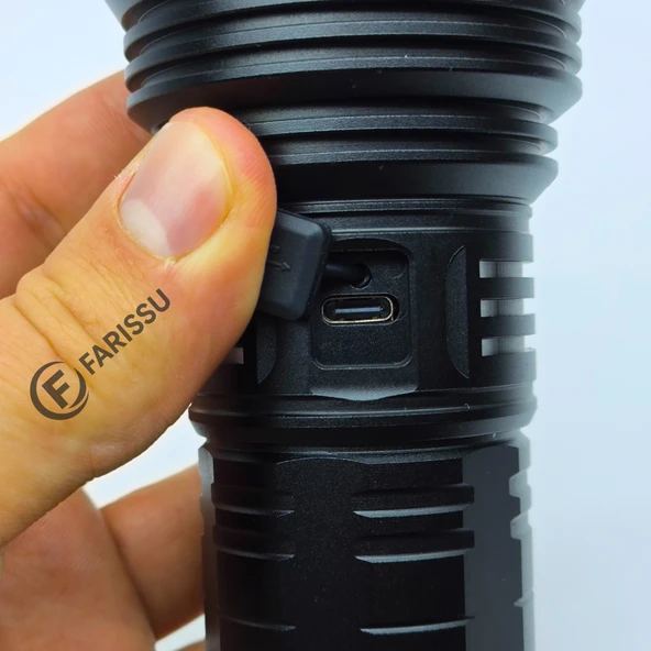 OR-T40 100W 5000 Lümen Şarj Edilebilir LED El Feneri - Yüksek Performans ve Uzun Çalışma Süresi - 4