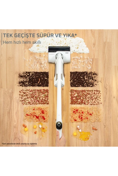 Tefal X-Clean 10 Islak Sert Zemin Temizleyici Kendini Temizleyen & Kurutan Dikey Süpürge - 4