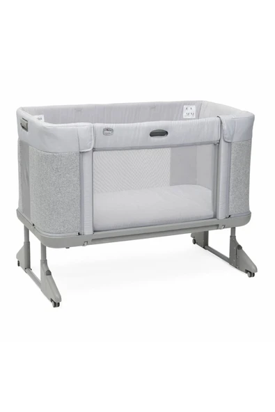 Chicco Next2me Forever Anne Yanı Beşik Ash Grey Cross Collection - 4