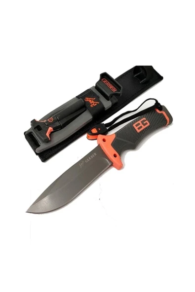 28 Cm Kılıflı Magnezyum Çubuklu Kamp Bıçağı ürün görseli