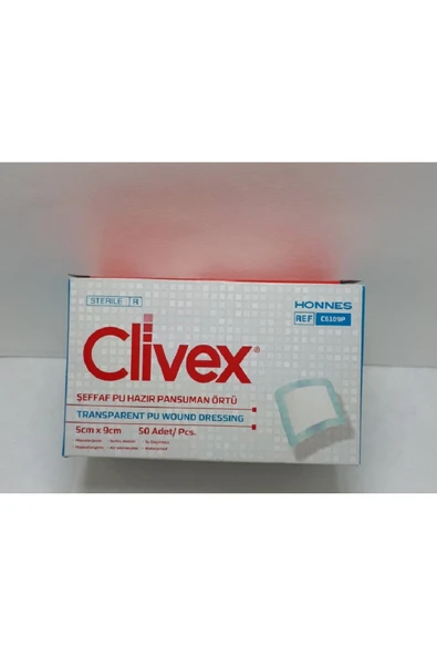 Şeffaf Pu Hazır Pansuman Yara Örtü 5cm X 9cm 50adet C6109p - 3