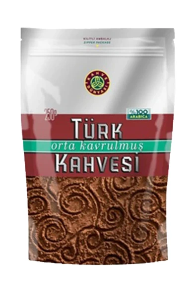 Kahve Dünyası Zıpper Türk Kahvesi Orta Kavrulmuş 250 gr - 1