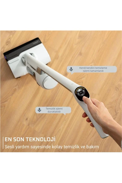 Tefal X-Clean 10 Islak Sert Zemin Temizleyici Kendini Temizleyen & Kurutan Dikey Süpürge - 6