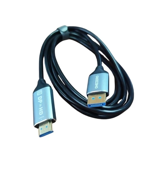 1.8 Metre 4K 60Hz DisplayPort to HDMI Kablo – High Speed, 24K Altın Uç, Saf Bakır İletken