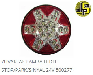 YUVARLAK LAMBA LEDLİ    02MFU1607-007   (YILDIZLI) - FARPLAS-500277 ürün görseli