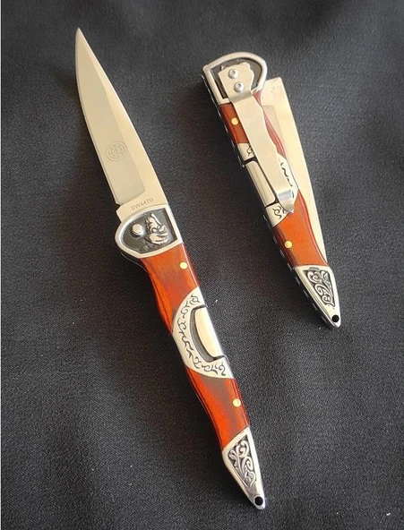 Swat Avcı Köpeği Model Çakısı Kahverengi - Resim 2