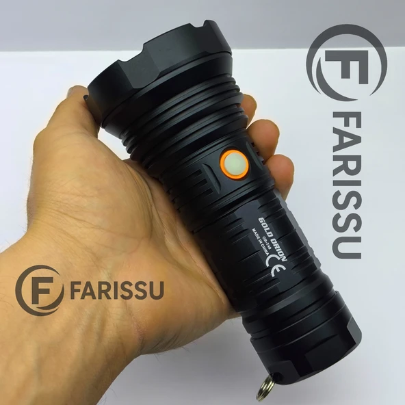 OR-T40 100W 5000 Lümen Şarj Edilebilir LED El Feneri - Yüksek Performans ve Uzun Çalışma Süresi - 5